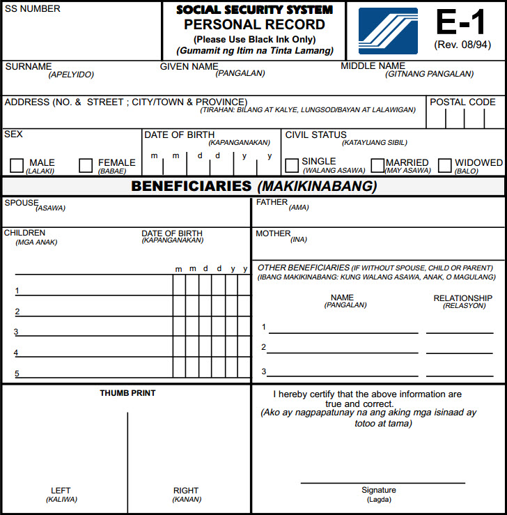 Sss Computation Manual Form ≡ Fill Out Printable PDF Forms Online